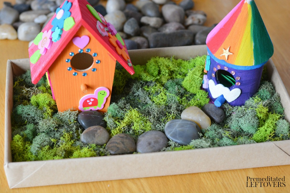 DIY Birdhouse For Kids
 DIY Bird House Fairy Garden Craft for Kids