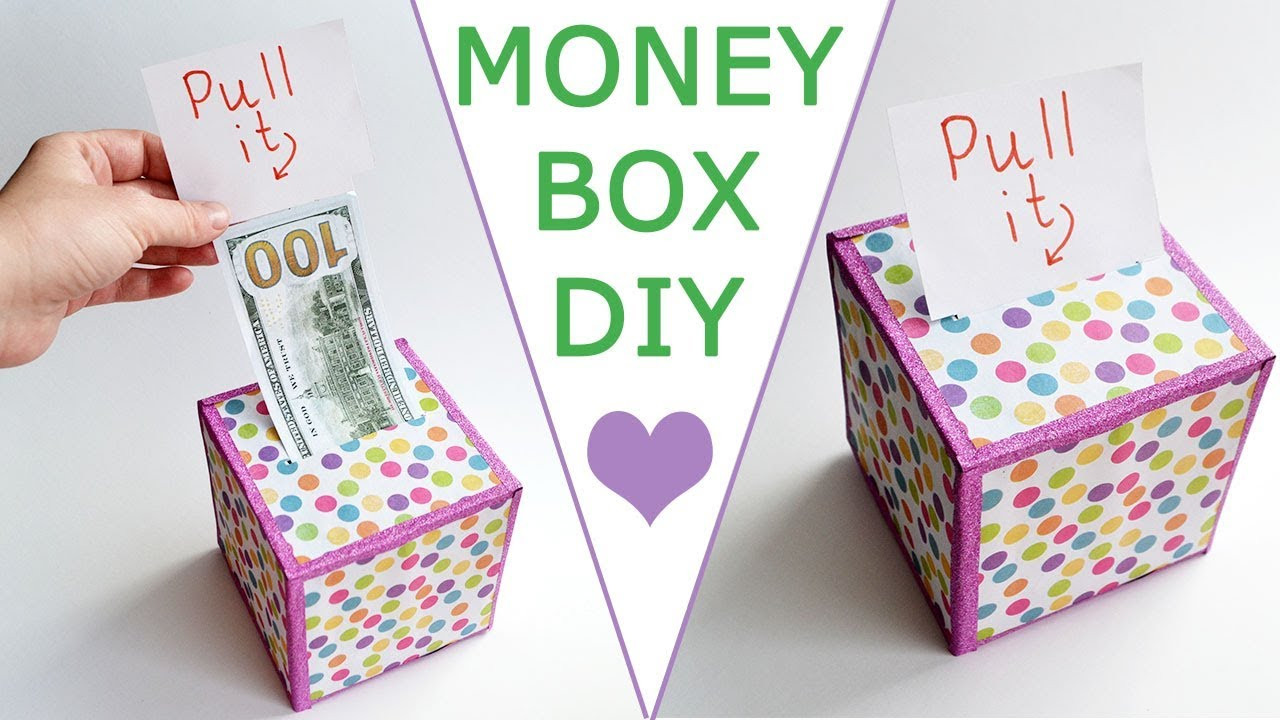 DIY Birthday Box
 WOW MONEY BOX