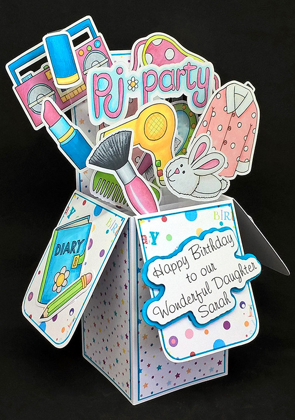 DIY Birthday Box
 DIY Pop Up Box Cards Kate Hadfield Designs