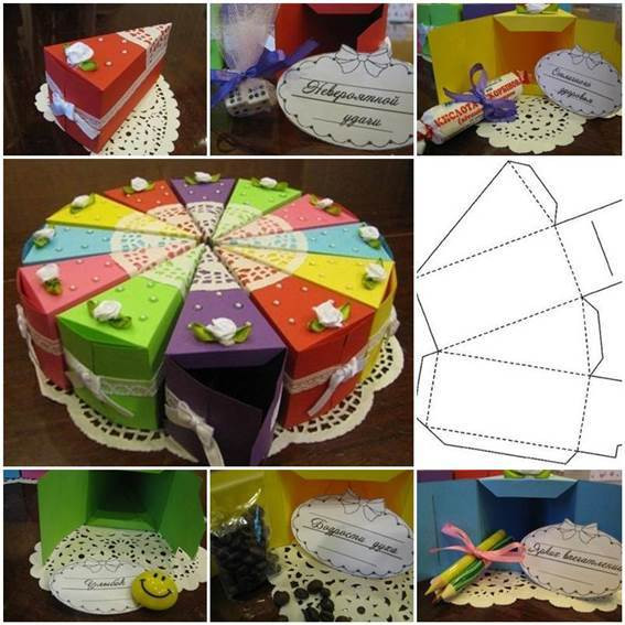 DIY Birthday Box
 How to DIY Beautiful 3 Tier Cake Shaped Gift Box