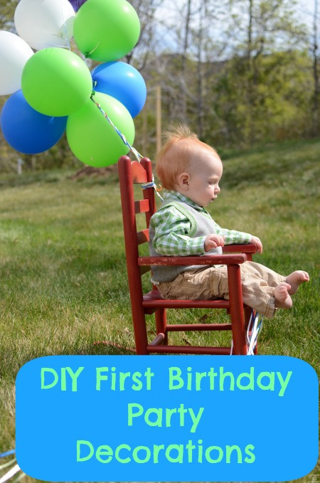 Diy Birthday Decorations For Boy
 5 Great DIY First Birthday Party Decorations