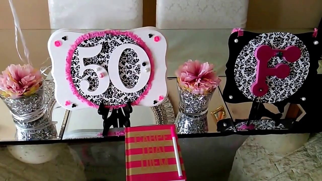 DIY Birthday Decorations Ideas
 DIY 50th Birthday Decor Party Theme