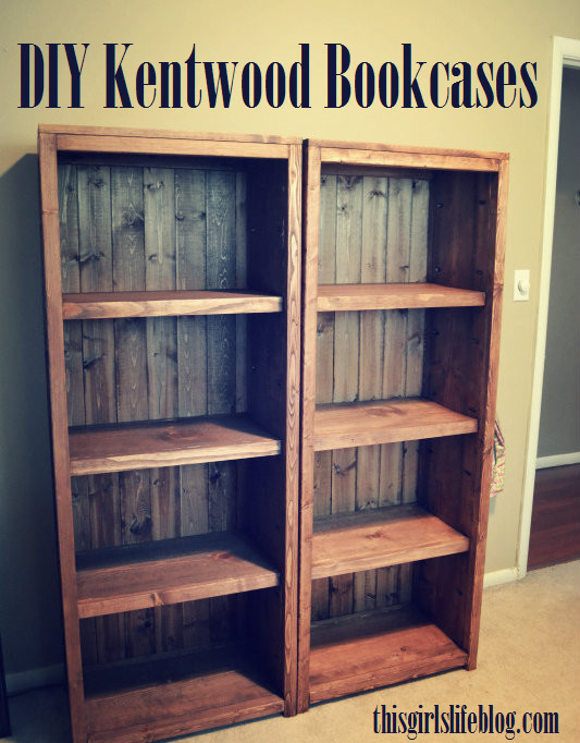 DIY Bookcases Plan
 Woodworking DIY Kentwood Bookcases