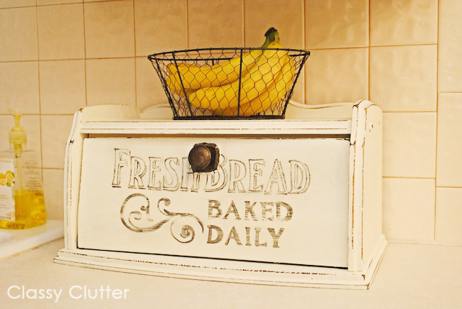 DIY Bread Box Ideas
 Fresh Bread Hand painted Bread Box Classy Clutter