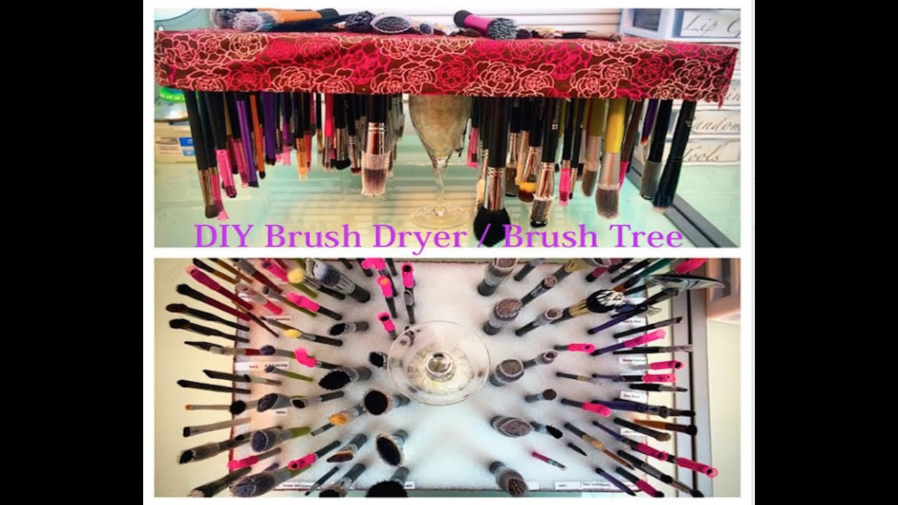 DIY Brush Drying Rack
 DIY Brush Dryer Brush Tree