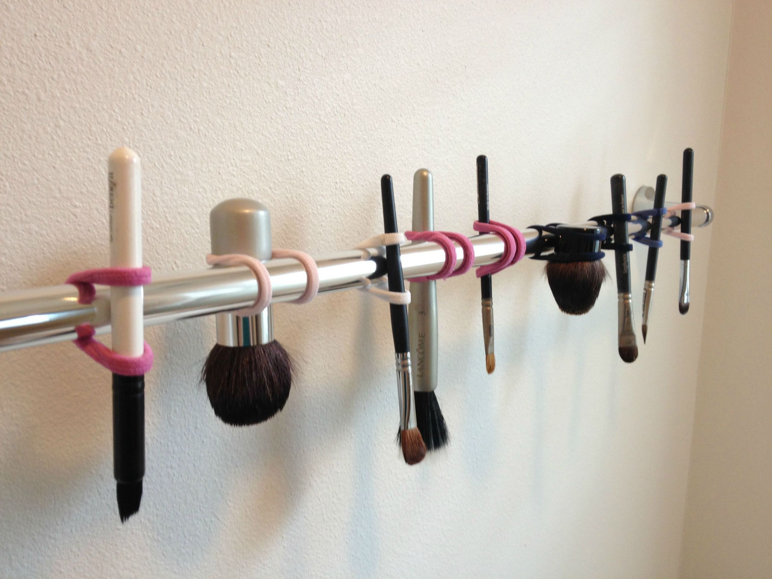 DIY Brush Drying Rack
 The Beauty Junkie’s Guide To Cleaning Your Makeup Tools