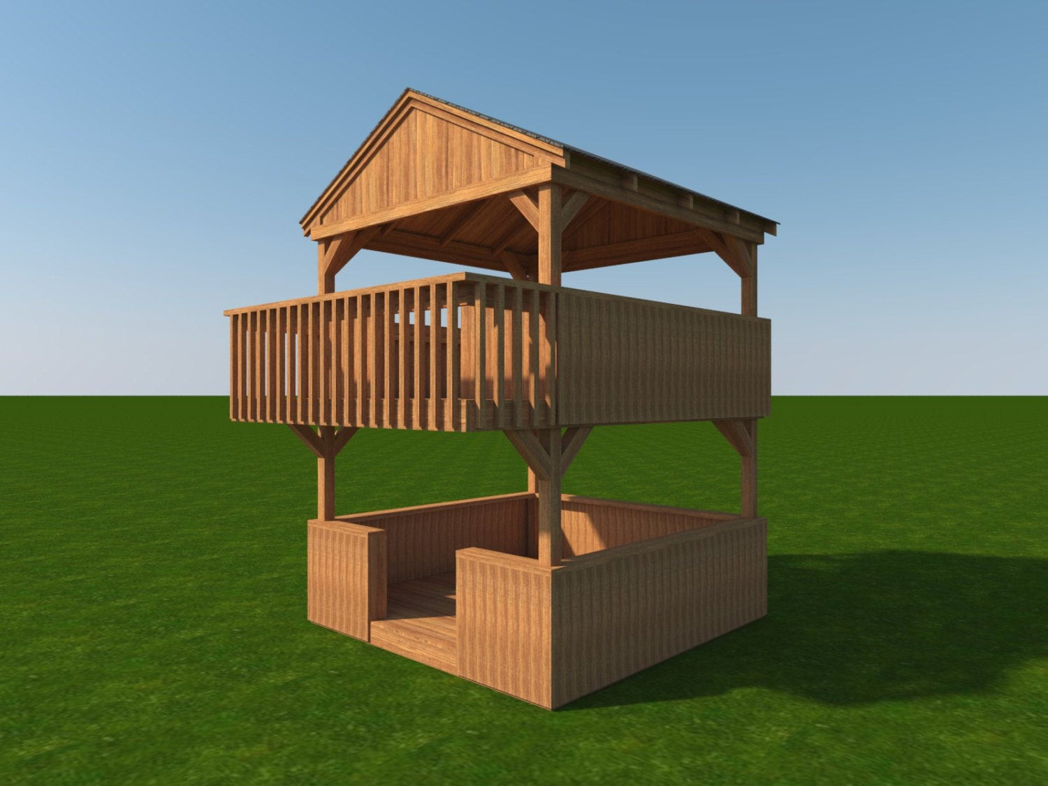DIY Building Plans
 Build your own 2 Story Playhouse Fort DIY Plans Fun to build