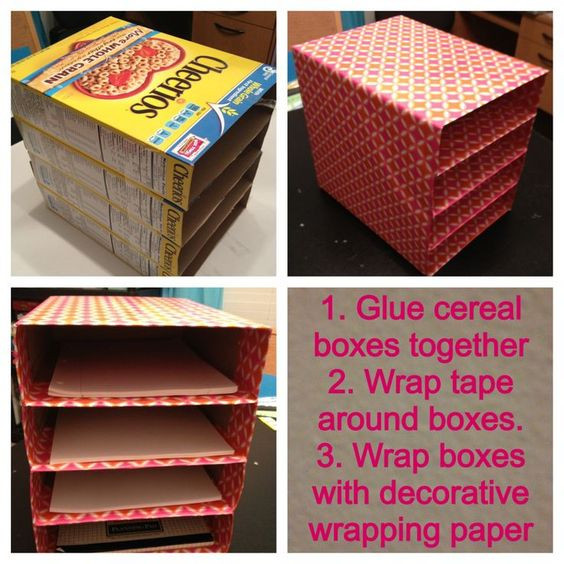 DIY Cereal Box
 10 DIY Organization Projects Live Love in the Home