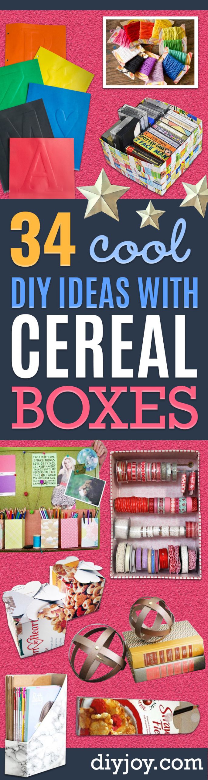 DIY Cereal Box
 34 DIY Ideas With Cereal Boxes