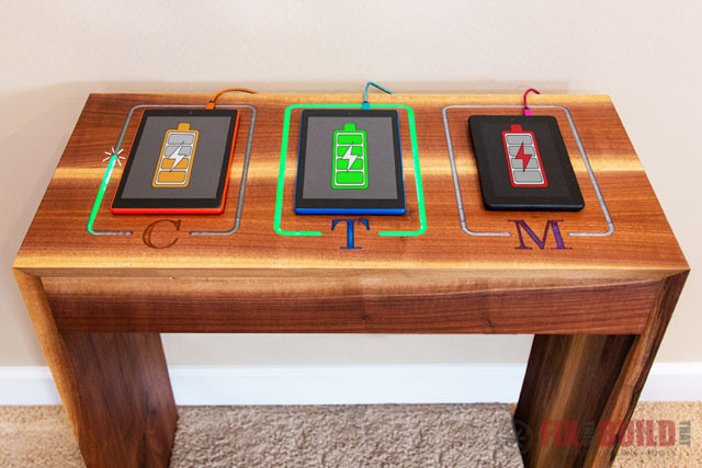 DIY Charging Station Plans
 DIY Charging Station with LED Notifications