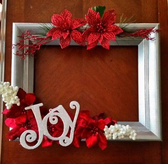 DIY Christmas Frame
 1000 ideas about Christmas Picture Frames on Pinterest