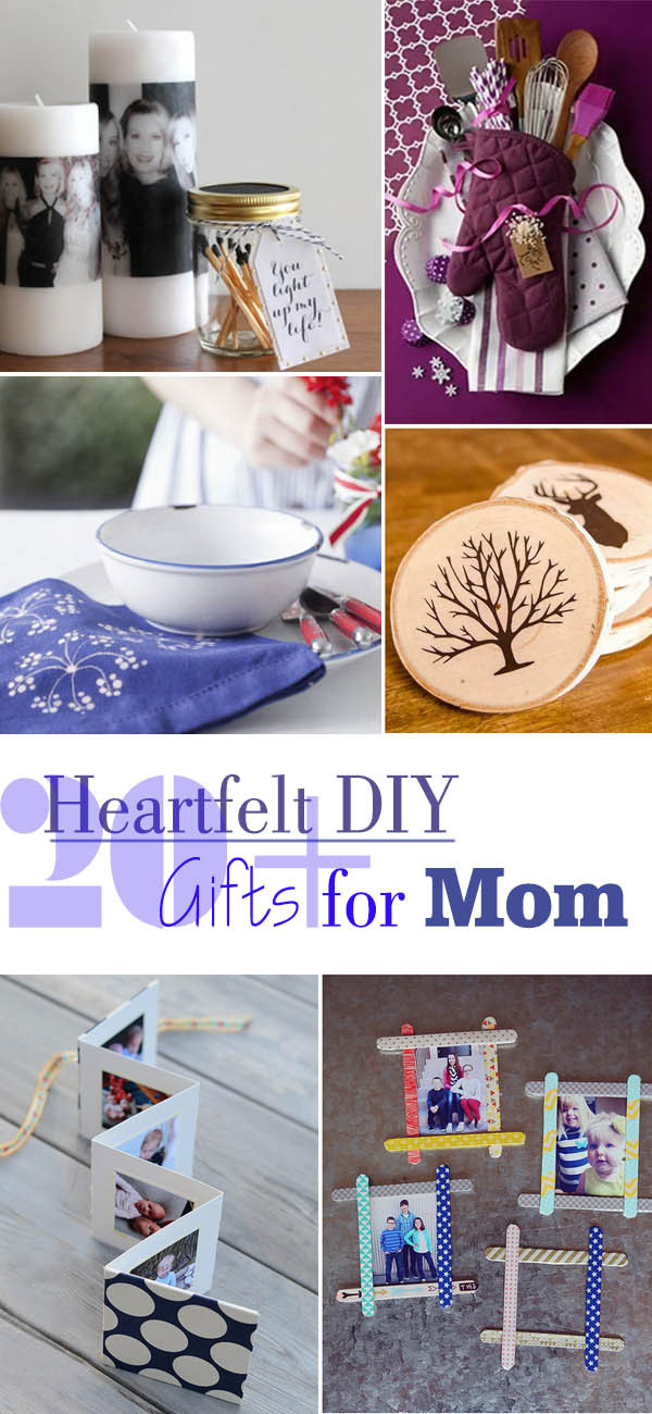 DIY Christmas Presents For Mom
 20 Heartfelt DIY Gifts for Mom 2017