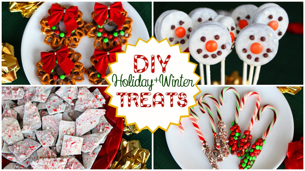 DIY Christmas Snacks
 DIY Holiday Winter Treats Quick Easy and Delicious