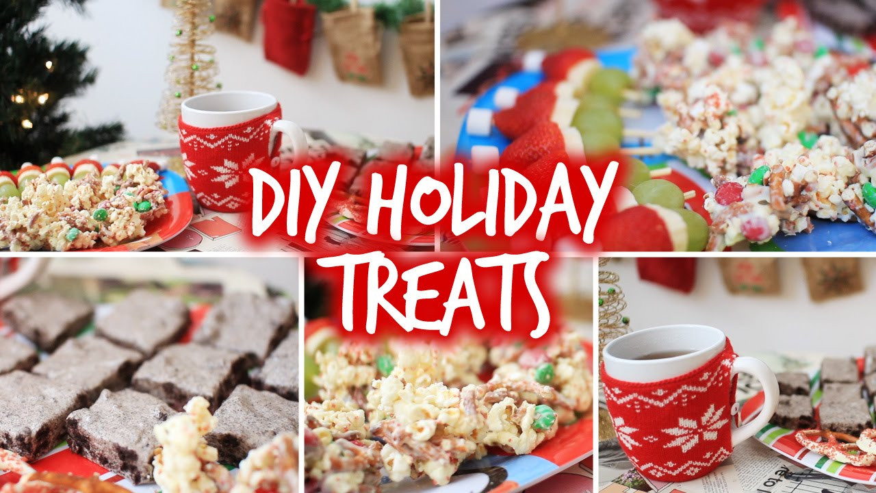 DIY Christmas Snacks
 Easy DIY Holiday Party Snacks & Christmas Treats