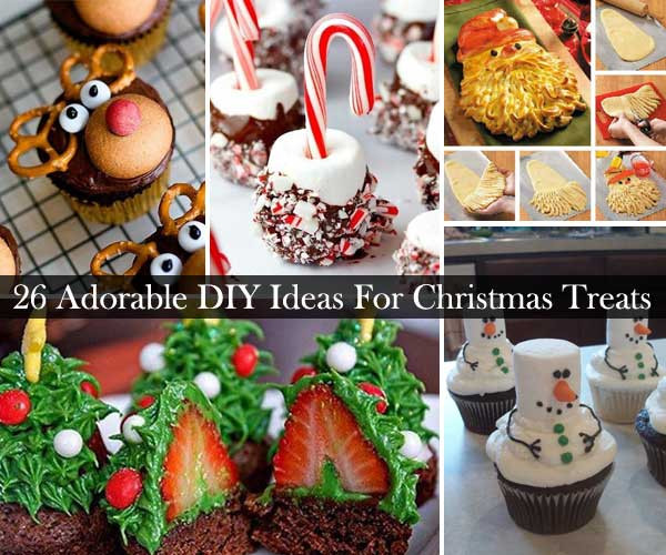 DIY Christmas Snacks
 26 Easy and Adorable DIY Ideas For Christmas Treats