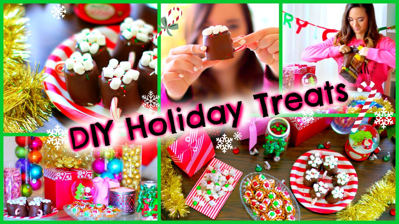 DIY Christmas Snacks
 DIY Holiday Treats ♡ Pinterest Inspired Christmas Party