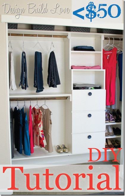 DIY Closet Organization
 50 Custom DIY Closet Kit Tutorial The Paper Mama