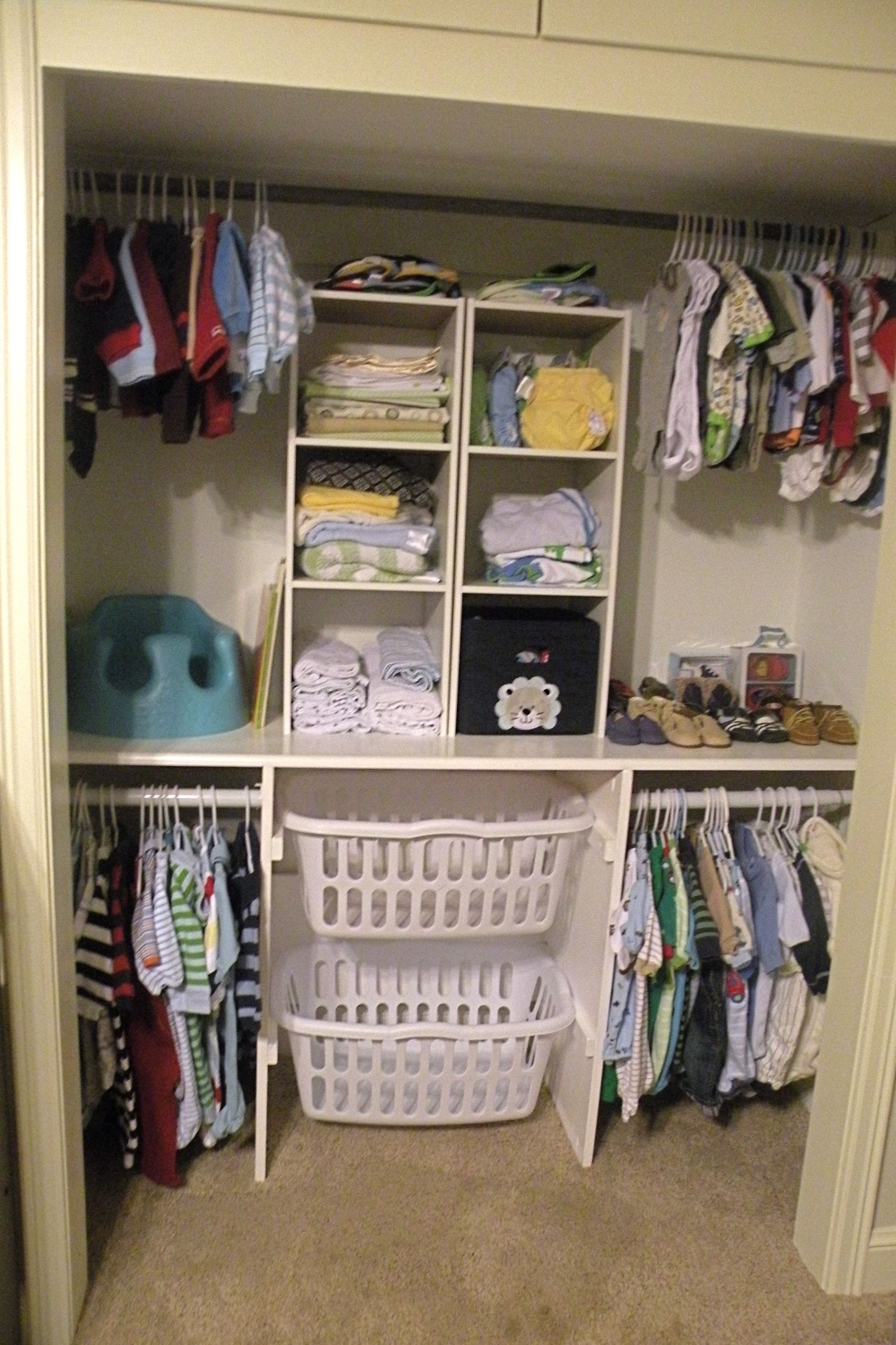 DIY Closet Organization
 Baby Closet How to