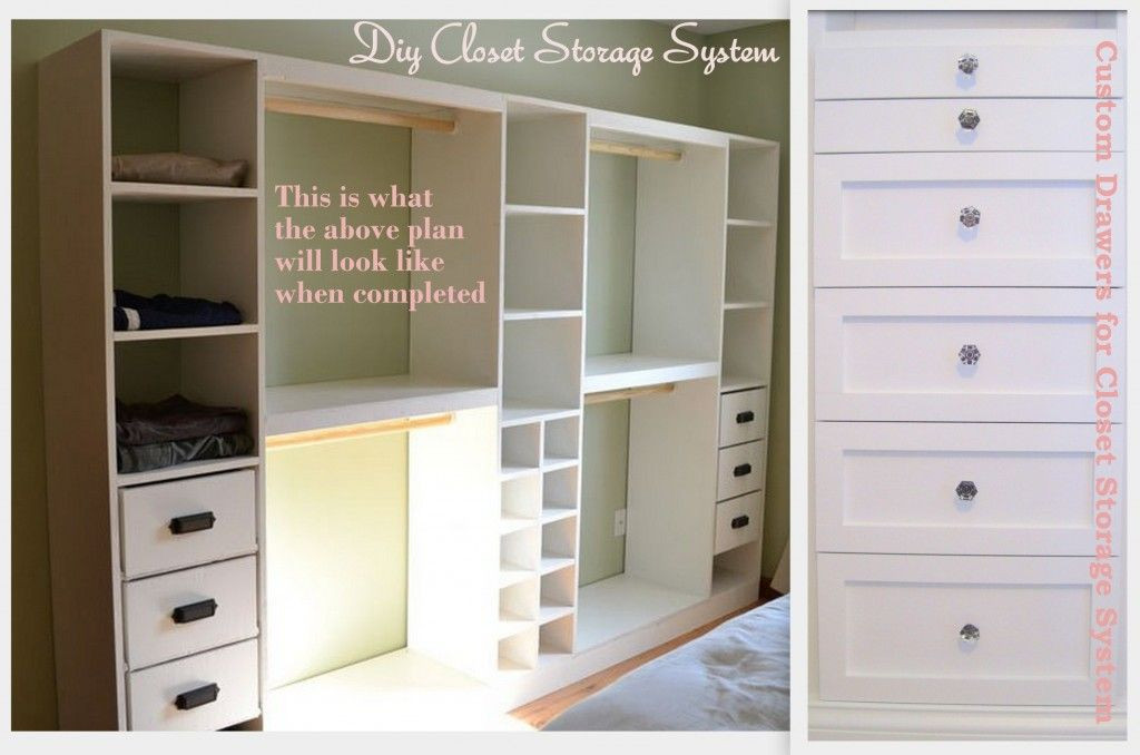 DIY Closet Organization System
 diy closet organizer