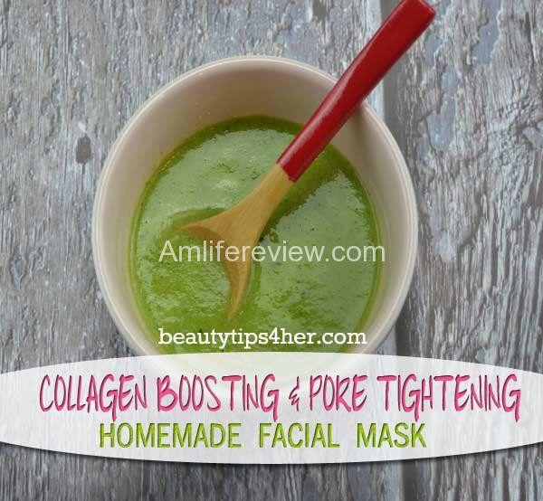 DIY Collagen Mask
 Homemade Collagen Boosting and Pore Tightening Facial Mask