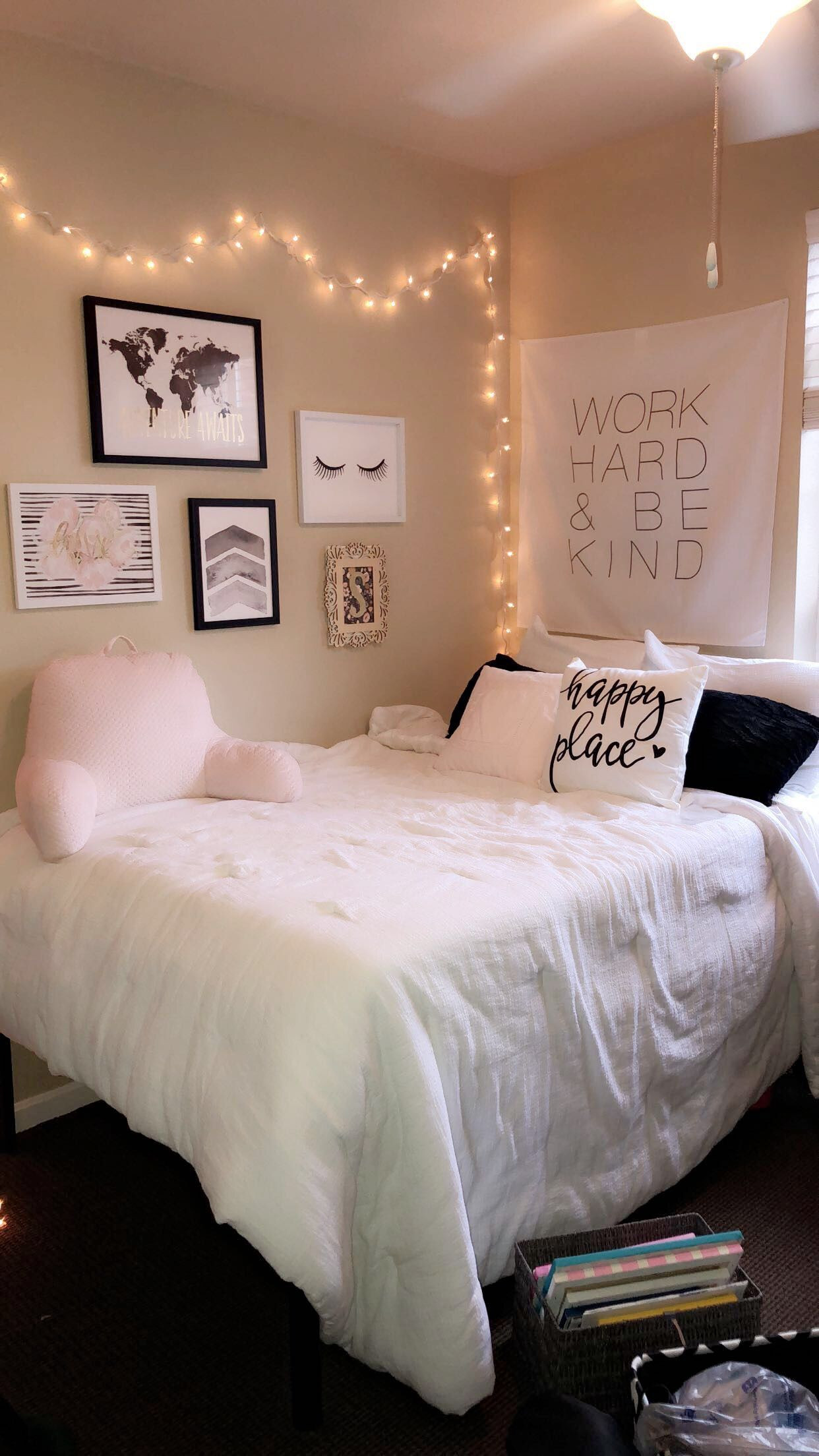 DIY College Apartment Decor
 College apartment room ideas pink hobbylobby college