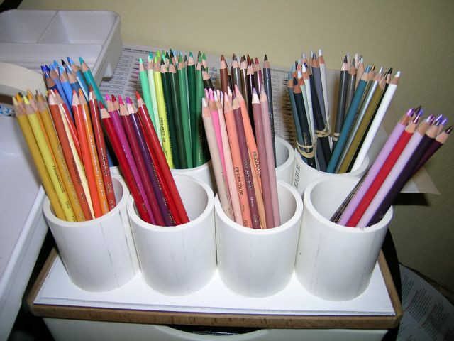DIY Colored Pencil Organizer
 33 best images about Colored Pencils and dictionary art on
