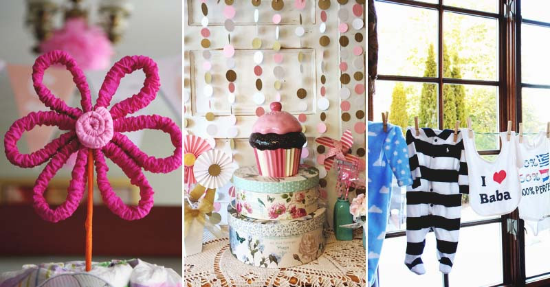 DIY Decorations For Baby Shower
 21 DIY Baby Shower Decorations To Surprise and Spoil Any