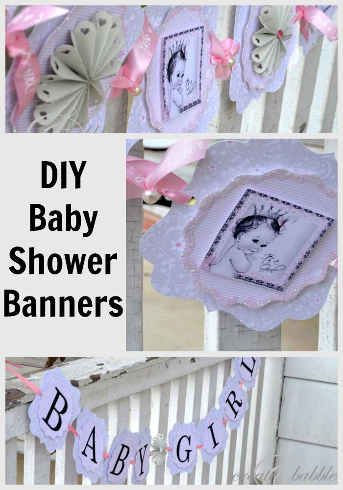 DIY Decorations For Baby Shower
 Baby Girl Shower Decorations DIY Style Create and Babble