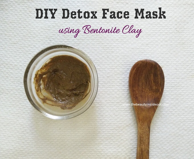 DIY Detox Mask
 Homemade DIY Detox Face Mask using Bentonite Clay