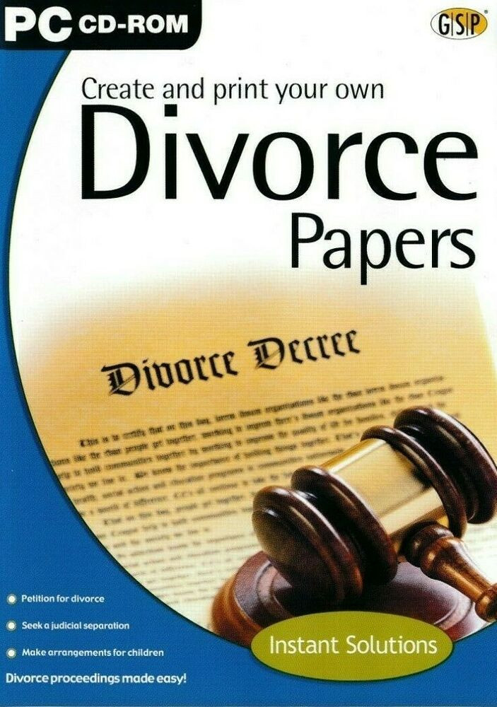 DIY Divorce Kits
 Create & Print Your Own Divorce Papers PC New