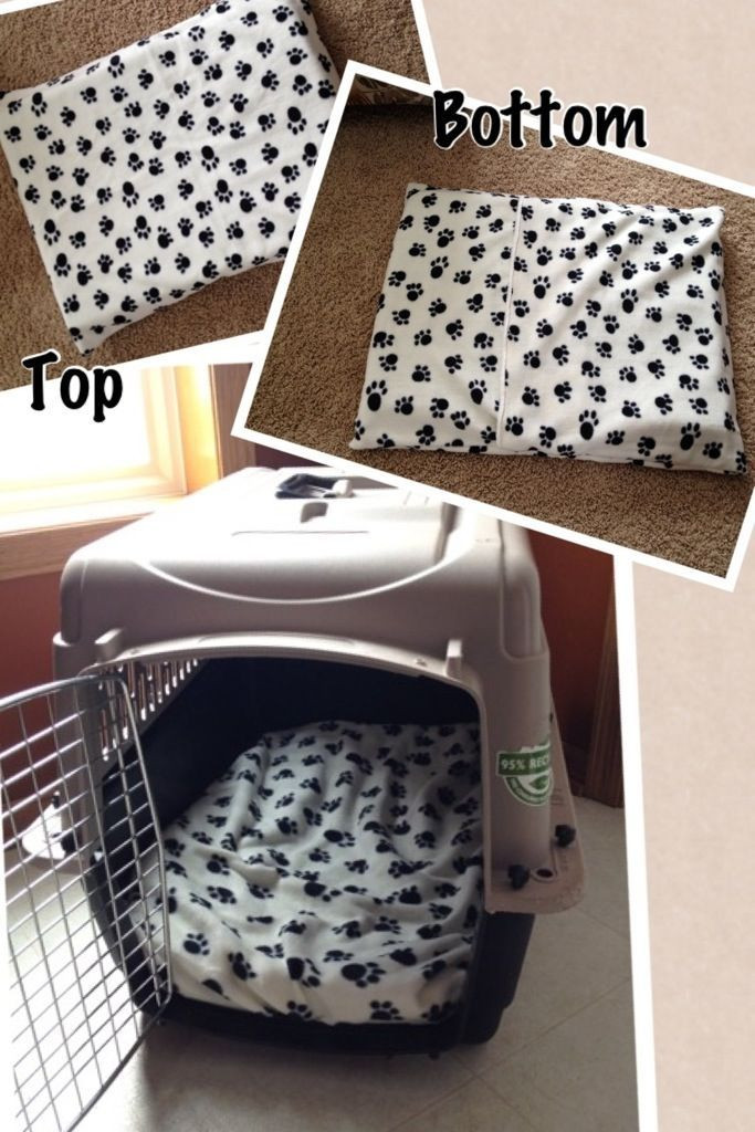 DIY Dog Bed Pillow
 How to make an easy DIY dog crate pillow with a removable