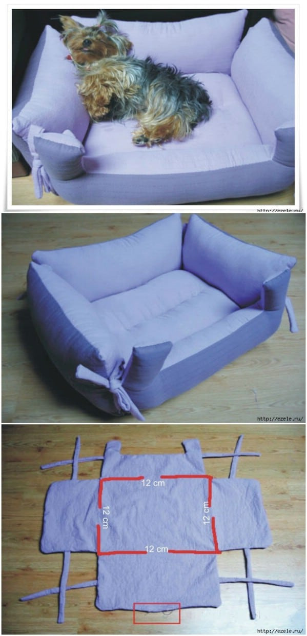 DIY Dog Bed Pillow
 20 Easy DIY Dog Beds and Crates That Let You Pamper Your