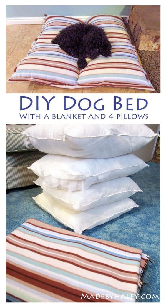 DIY Dog Bed Pillow
 29 Epic DIY Dog Bed Ideas For Your Furry Friend