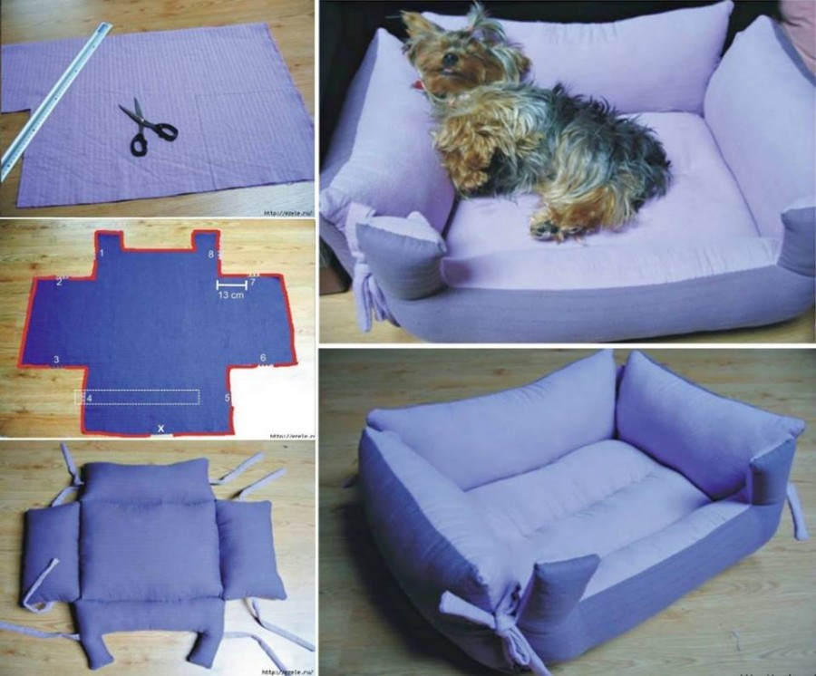 DIY Dog Bed Pillow
 DIY Pillow Pet Beds Your Furbabies Will Love
