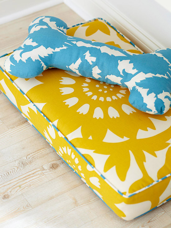 DIY Dog Bed Pillow
 Purr fect DIY Cat and Dog Bed Ideas Bite Sized Biggie