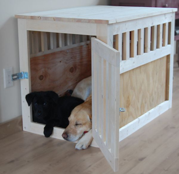 DIY Dog Crate Table
 Stylish Dog Crates – So Your Cute And Furry Friend Can