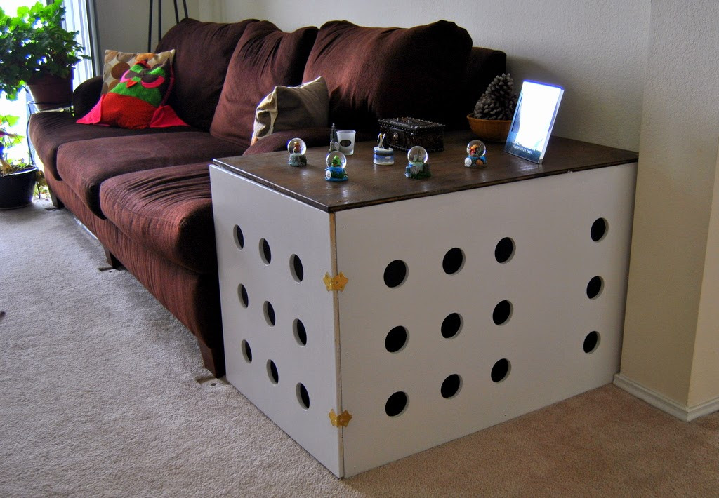 DIY Dog Crate Table
 Ana White