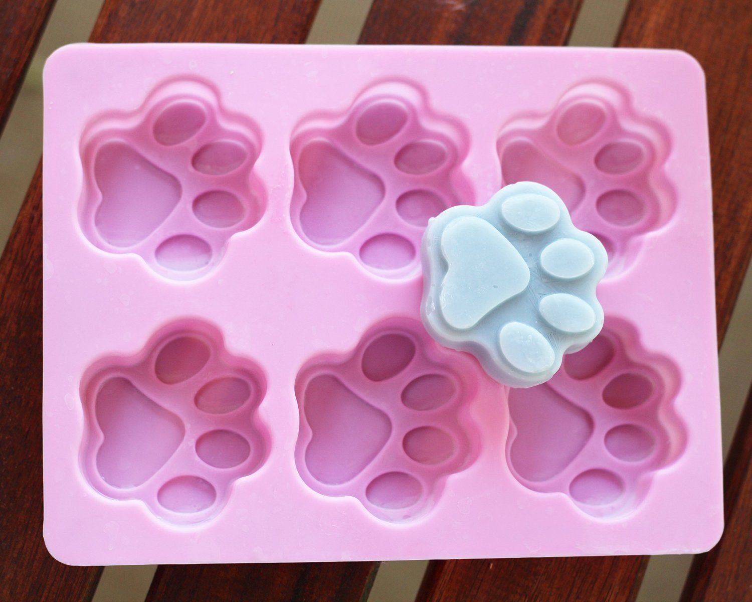 DIY Dog Paw Print Mold
 Set of 3 Silicone Mold Pet Paws Paw Prints Dog Animal