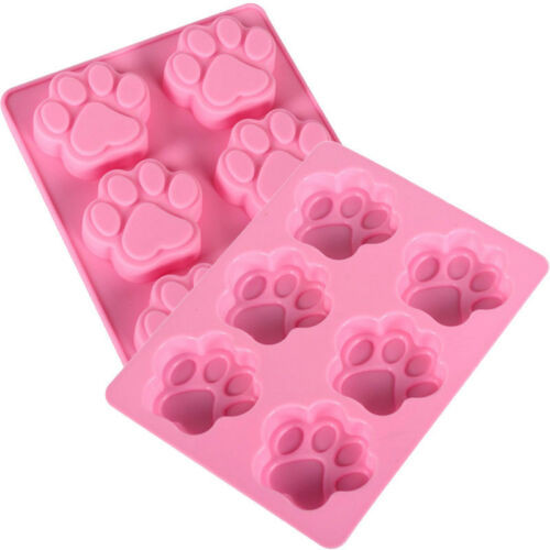 DIY Dog Paw Print Mold
 New Cat Dog Paw Print Silicone Chocolate Ice Mold Cake