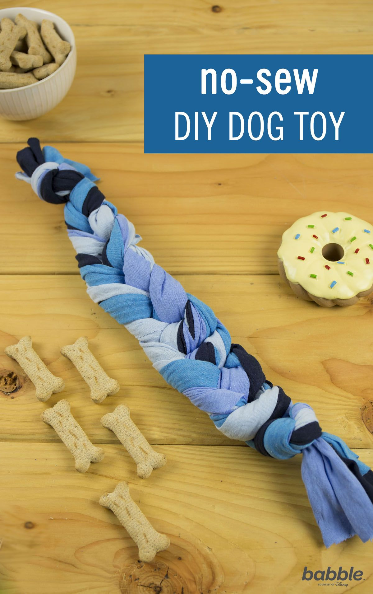 DIY Dog Toy
 These No Sew DIY Dog Toys Are Sure to Make a Puppy s Day