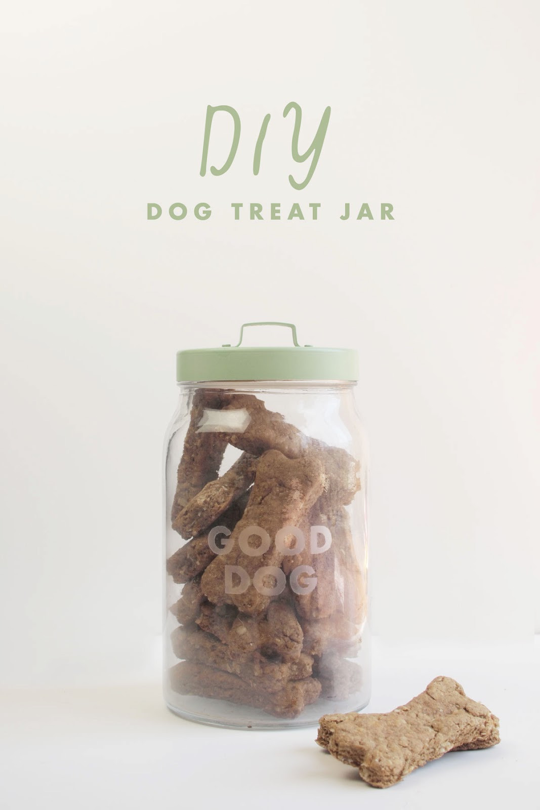DIY Dog Treat Jar
 DIY Dog Treat Jar A Pair of Pears