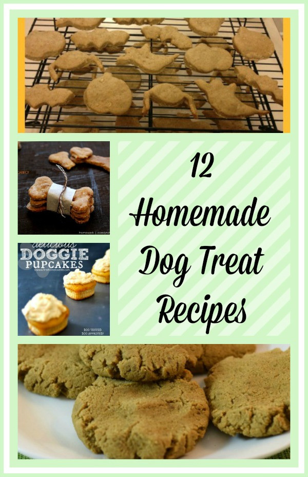 DIY Dog Treat Recipes
 12 Homemade Dog Treat Recipes