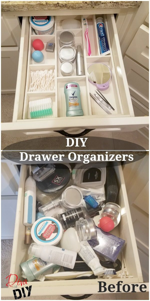 DIY Drawer Organizer
 Get Organized with this Wooden DIY Drawer Organizer