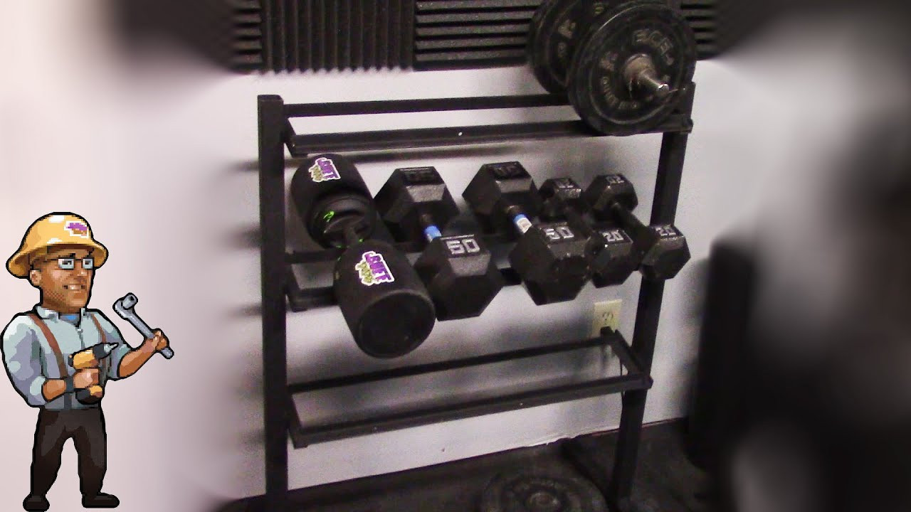 DIY Dumbbell Rack
 How to Build a Home Dumbbell Weight Rack DIY