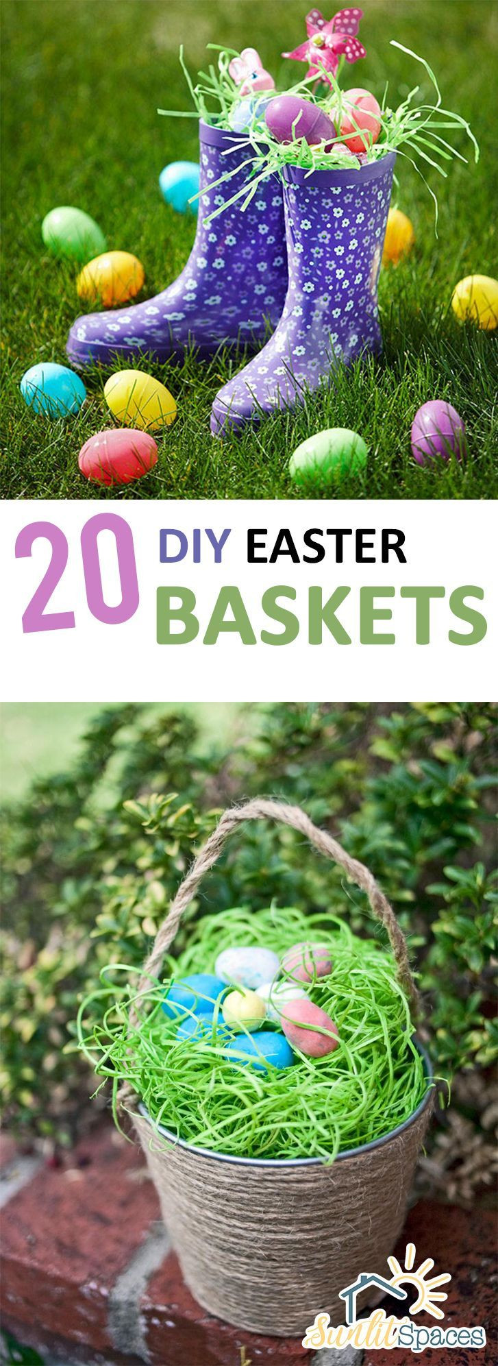 DIY Easter Basket Ideas For Toddlers
 20 DIY Easter Baskets