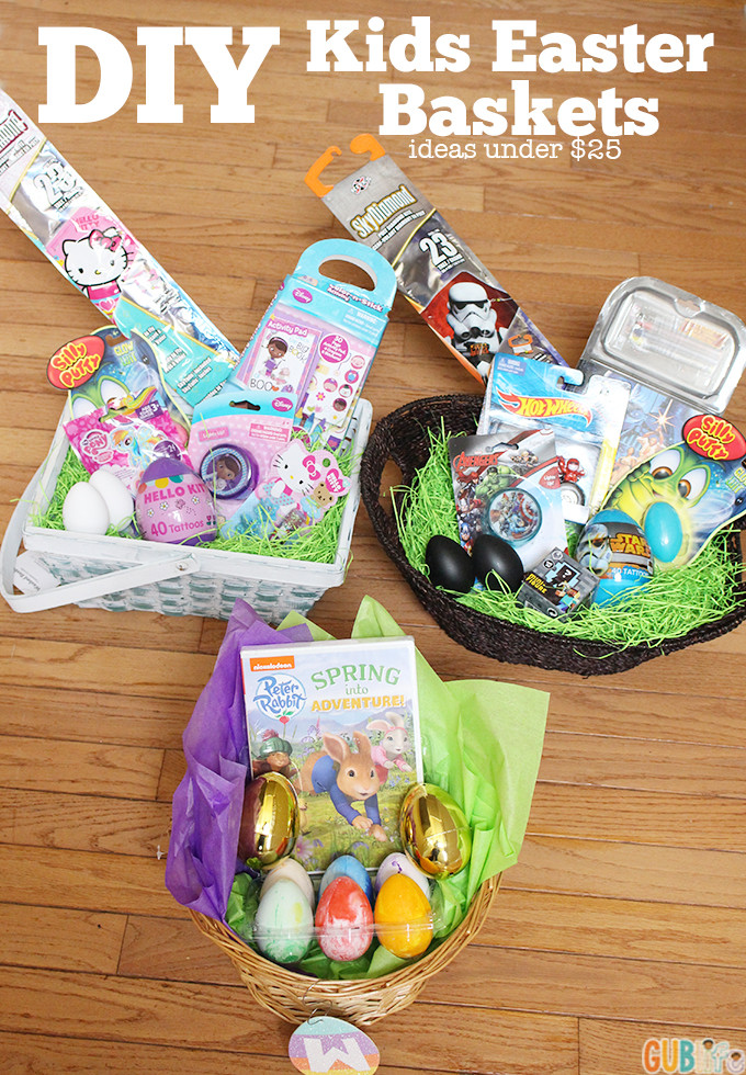 DIY Easter Basket Ideas For Toddlers
 DIY Kids Easter Baskets under $25 GUBlife