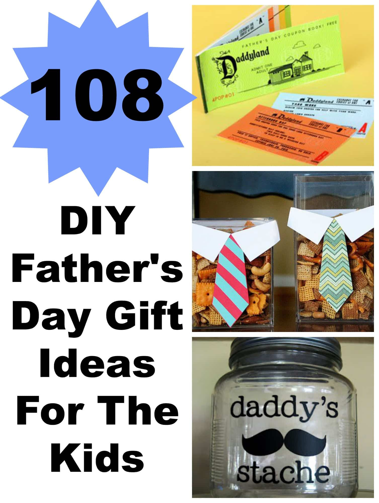 Diy Father Day Gift Ideas
 108 DIY Father s Day Gift Ideas For The Kids Lady and