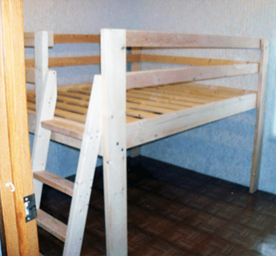 DIY Full Size Loft Bed Plans
 Reader Showcase DIY Full Sized Low Loft Bed The Design