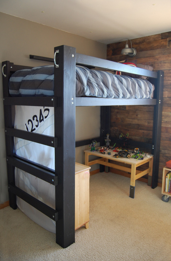 DIY Full Size Loft Bed Plans
 Full Size Loft Bed Ikea bike rack build plans DIY PDF