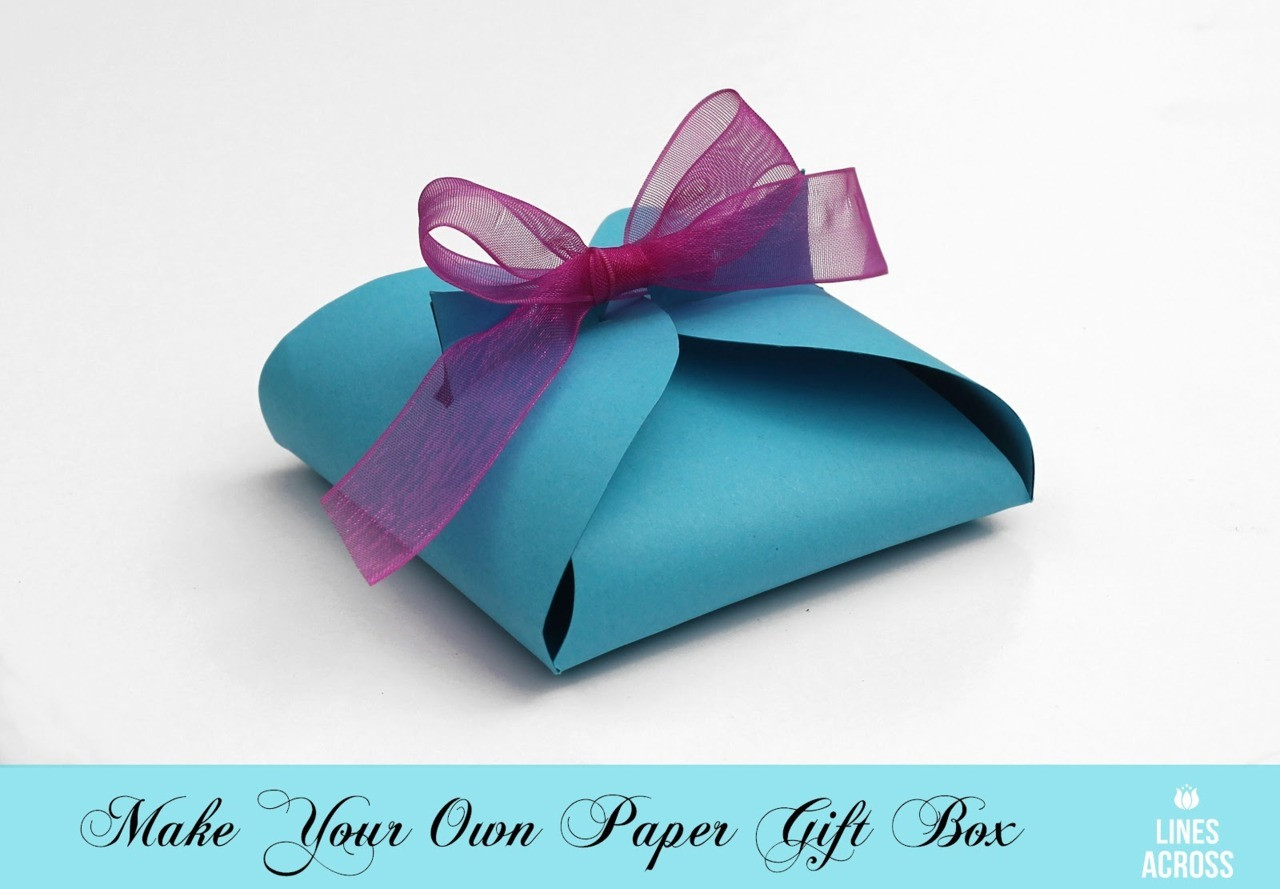 DIY Gift Box Template
 True Blue Me & You DIYs for Creatives